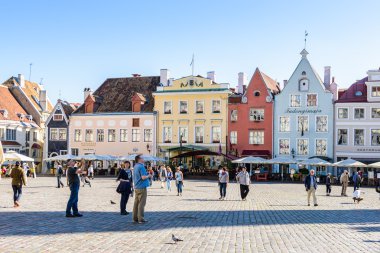 Tarihi merkezinde, Tallinn, Estonya