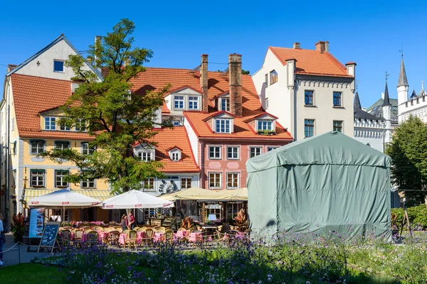 Arkitekturen i riga, Lettland — Stockfoto