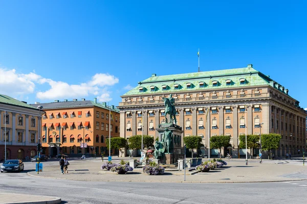 Arkitekturen i centrum av Stockholm, Sverige — Stockfoto