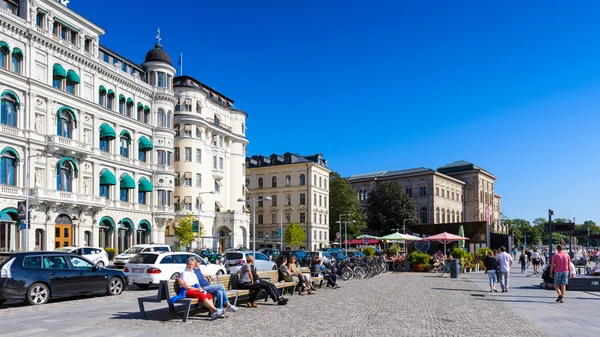 Architektur im zentrum von stockholm, schweden — Stockfoto