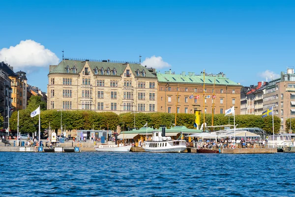Arkitekturen i centrum av Stockholm, Sverige — Stockfoto