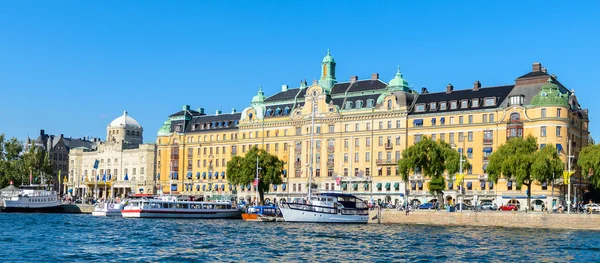 Architektura v centru Stockholmu, Švédsko — Stock fotografie