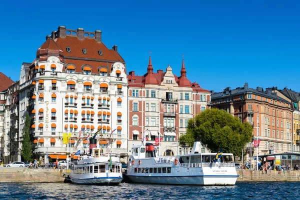 Architectuur in het centrum van Stockholm, Zweden — Stockfoto