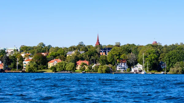 Architektura v centru Stockholmu, Švédsko — Stock fotografie