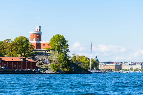 Architektura v centru Stockholmu, Švédsko — Stock fotografie