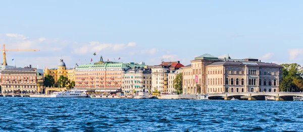 Architektura v centru Stockholmu, Švédsko — Stock fotografie