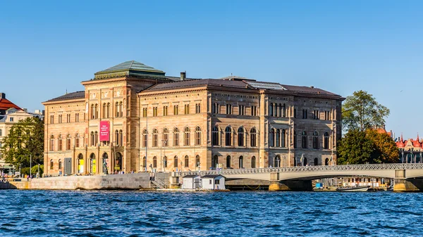 Architektura w centrum Sztokholmu, Szwecja — Zdjęcie stockowe