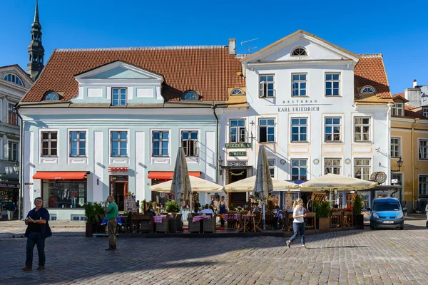 Historiska centrum av Tallinn, Estland — Stockfoto