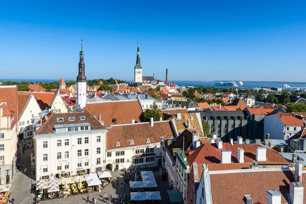 Historiska centrum av Tallinn, Estland — Stockfoto