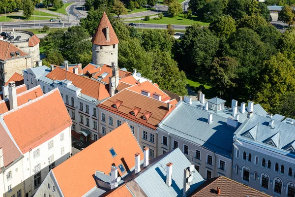 Historyczne centrum miasta Tallinn, Estonia — Zdjęcie stockowe