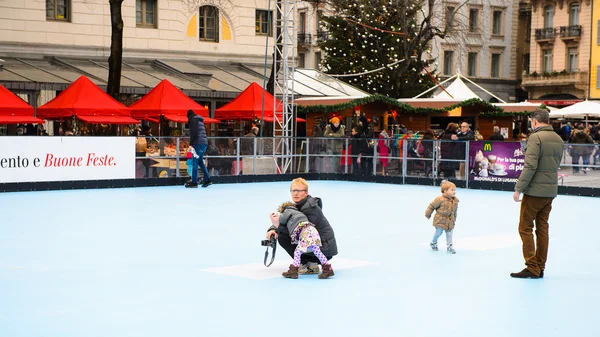 Natale a Lugano, Svizzera — Foto Stock