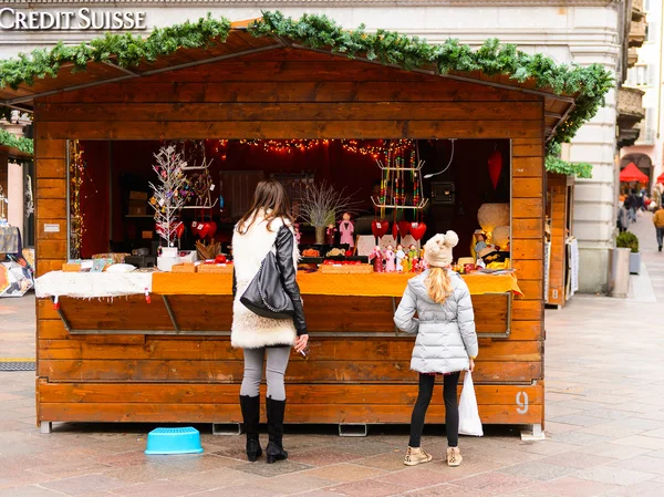 Navidad en Lugano, Suiza —  Fotos de Stock