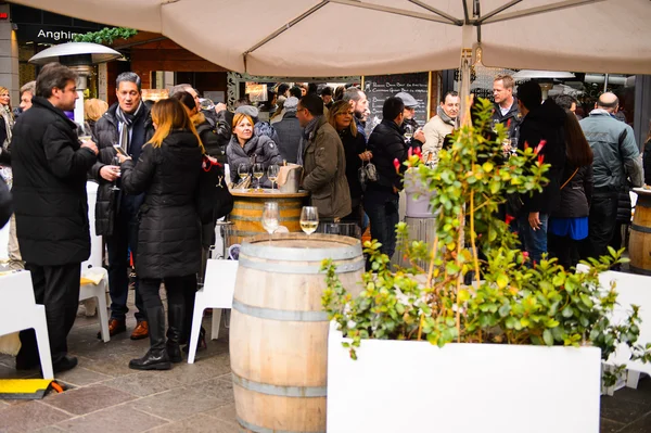 Weihnachten in Lugano, Schweiz — Stockfoto