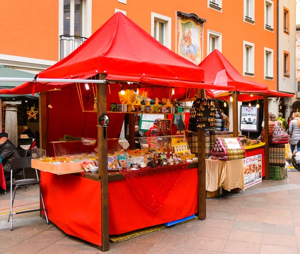 Jul i Lugano, Schweiz — Stockfoto