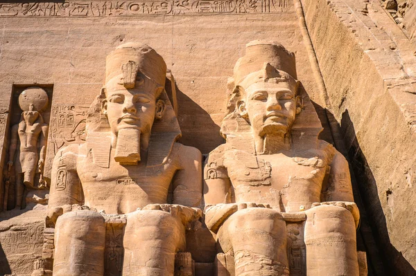 O Grande Templo de Abu Simbel, Egito — Fotografia de Stock