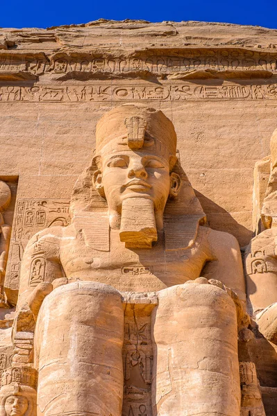 O Grande Templo de Abu Simbel, Egito — Fotografia de Stock