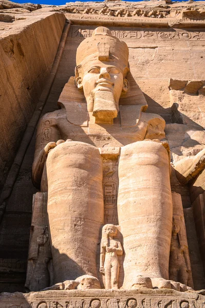 O Grande Templo de Abu Simbel, Egito — Fotografia de Stock