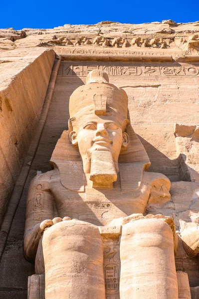 O Grande Templo de Abu Simbel, Egito — Fotografia de Stock