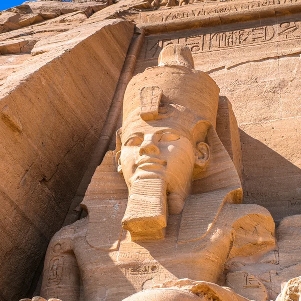 Der große Tempel von abu simbel, Ägypten — Stockfoto