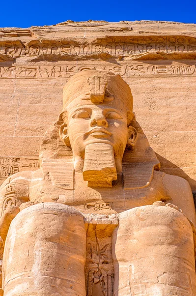 Det stora templet i abu simbel, Egypten — Stockfoto