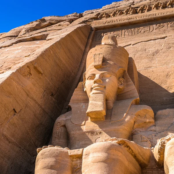 Velký chrám v Abú simbel, egypt — Stock fotografie