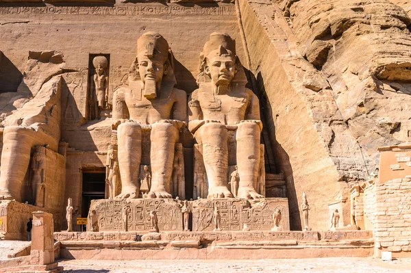 De grote tempel van abu simbel, Egypte — Stockfoto