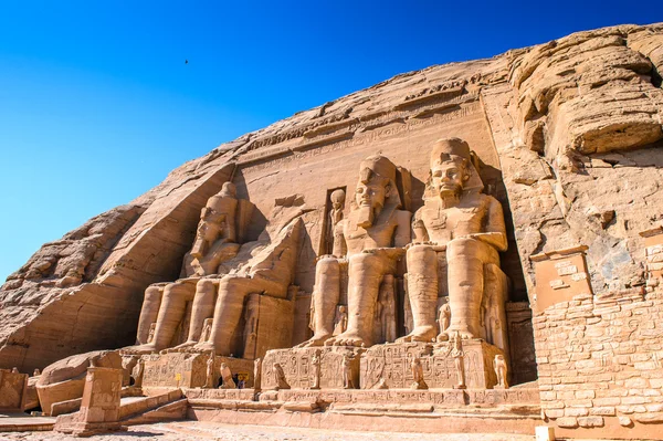 Büyük Tapınağı, abu simbel, Mısır — Stok fotoğraf