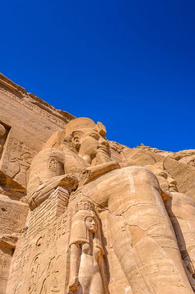 De grote tempel van abu simbel, Egypte — Stockfoto