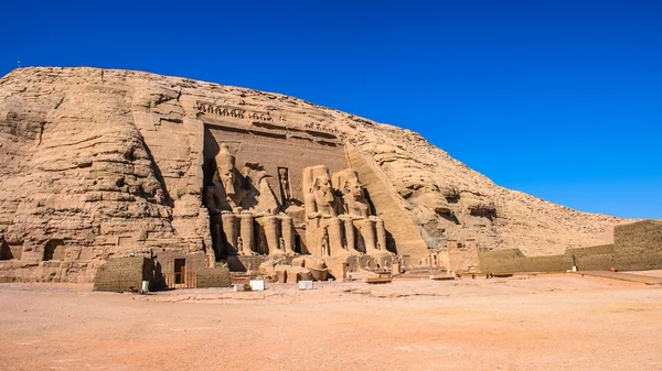 Der große Tempel von abu simbel, Ägypten — Stockfoto