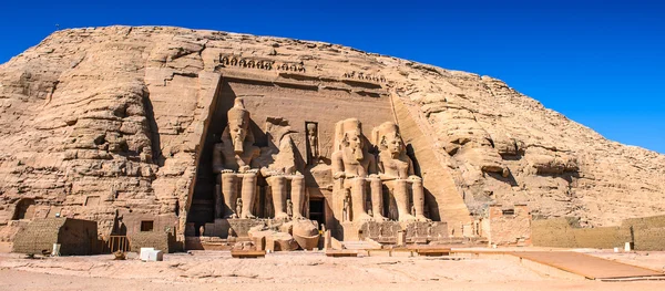 Der große Tempel von abu simbel, Ägypten — Stockfoto