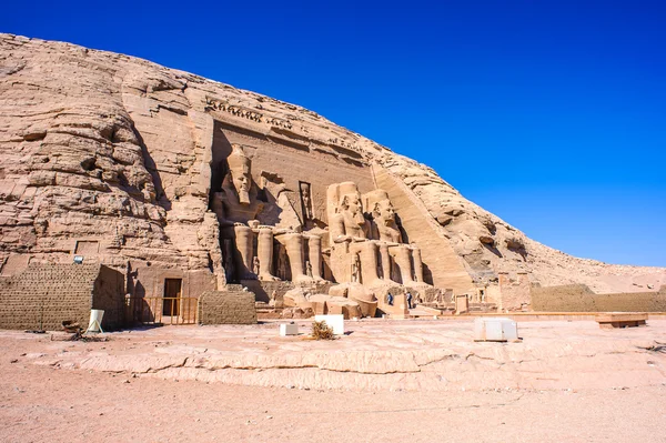 O Grande Templo de Abu Simbel, Egito — Fotografia de Stock