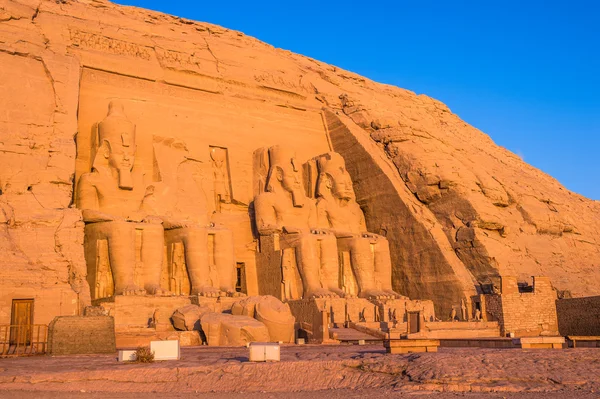 O Grande Templo de Abu Simbel, Egito — Fotografia de Stock