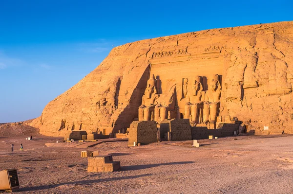 O Grande Templo de Abu Simbel, Egito — Fotografia de Stock