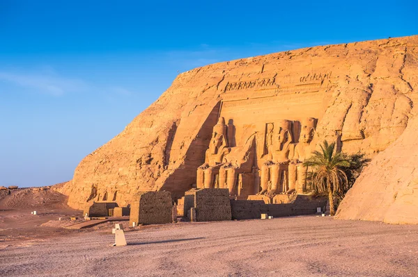 O Grande Templo de Abu Simbel, Egito — Fotografia de Stock