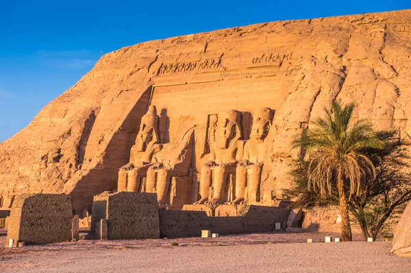 O Grande Templo de Abu Simbel, Egito — Fotografia de Stock