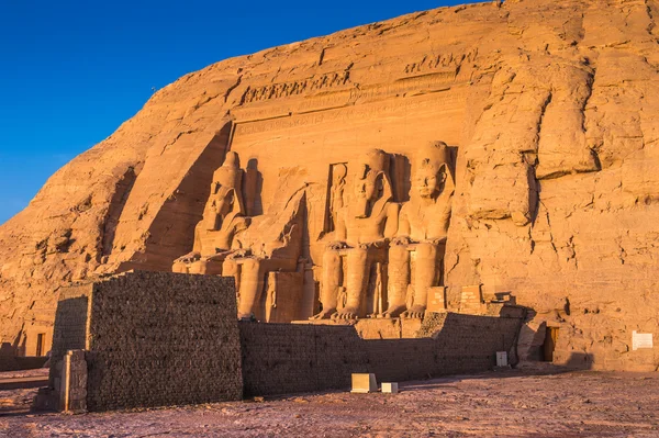 De grote tempel van abu simbel, Egypte — Stockfoto