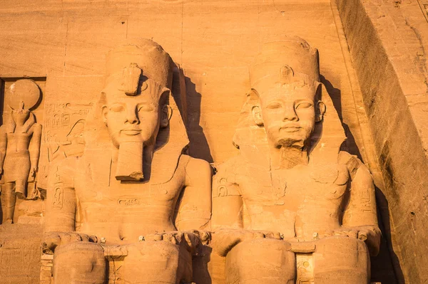 O Grande Templo de Abu Simbel, Egito — Fotografia de Stock