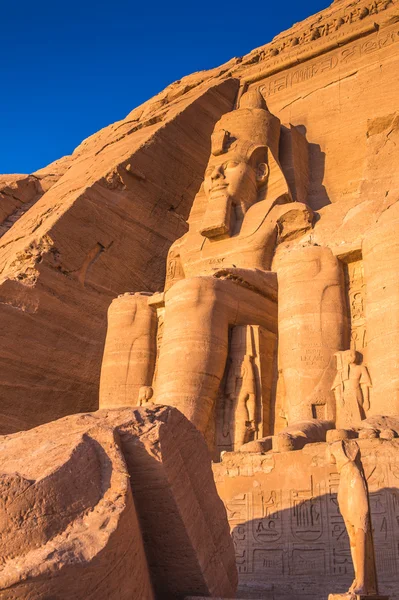 Velký chrám v Abú simbel, egypt — Stock fotografie