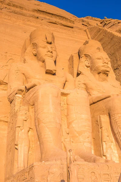 De grote tempel van abu simbel, Egypte — Stockfoto