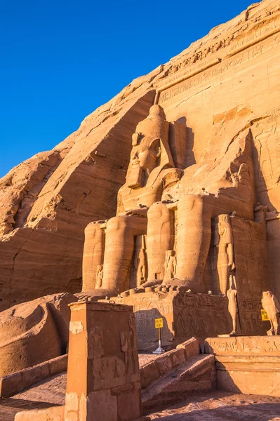 De grote tempel van abu simbel, Egypte — Stockfoto