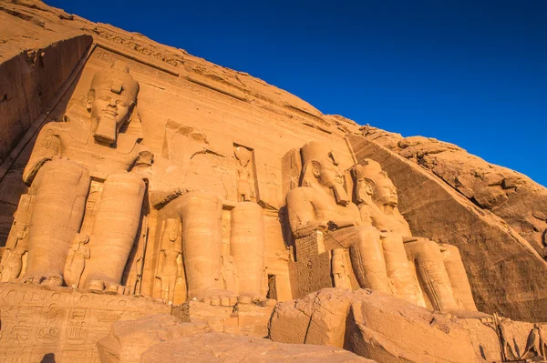 De grote tempel van abu simbel, Egypte — Stockfoto