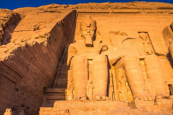 O Grande Templo de Abu Simbel, Egito — Fotografia de Stock