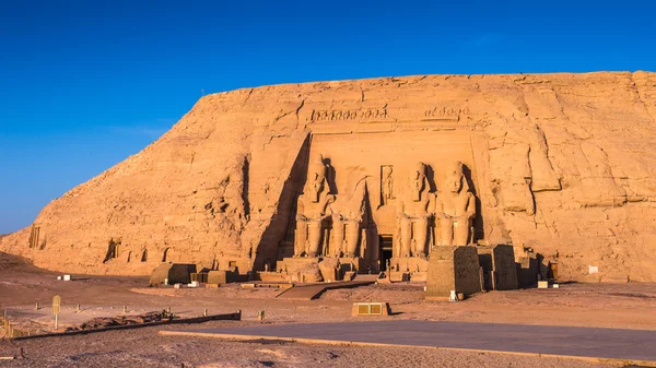 O Grande Templo de Abu Simbel, Egito — Fotografia de Stock