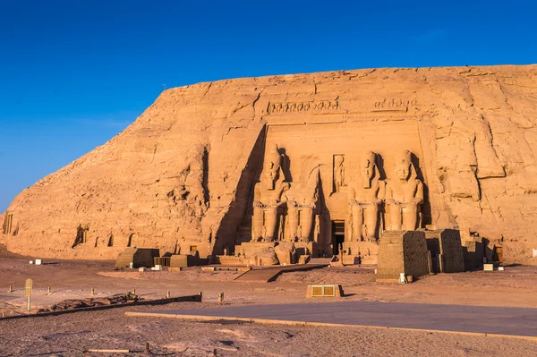 Der große Tempel von abu simbel, Ägypten — Stockfoto