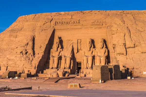 O Grande Templo de Abu Simbel, Egito — Fotografia de Stock