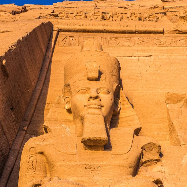 O Grande Templo de Abu Simbel, Egito — Fotografia de Stock