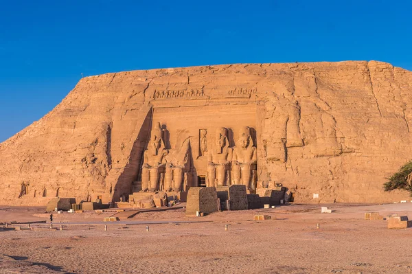 O Grande Templo de Abu Simbel, Egito — Fotografia de Stock