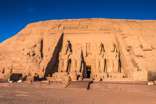 O Grande Templo de Abu Simbel, Egito — Fotografia de Stock