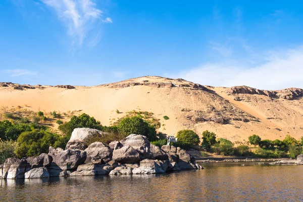 Природа реки Нил в Египте — стоковое фото