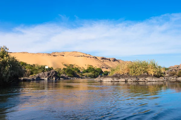 Aard van de rivier de Nijl in Egypte — Stockfoto